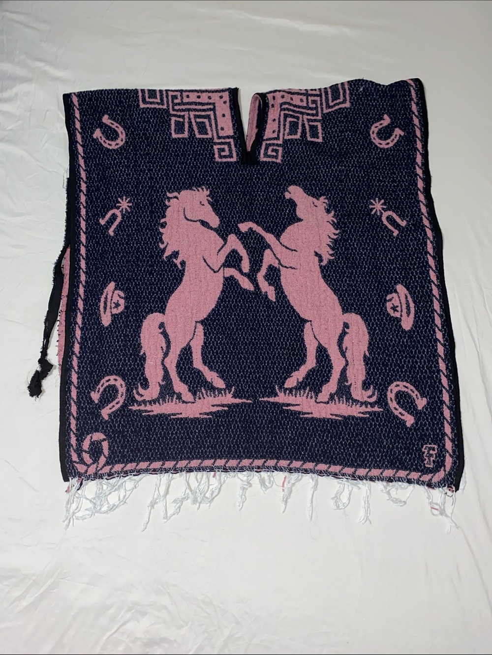 Cowboy western poncho